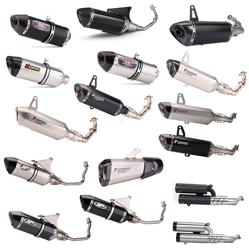 Motorcycle Exhaust System Motorbike Frame Body Parts Accessories For Vespa Sprint Electric Scooter