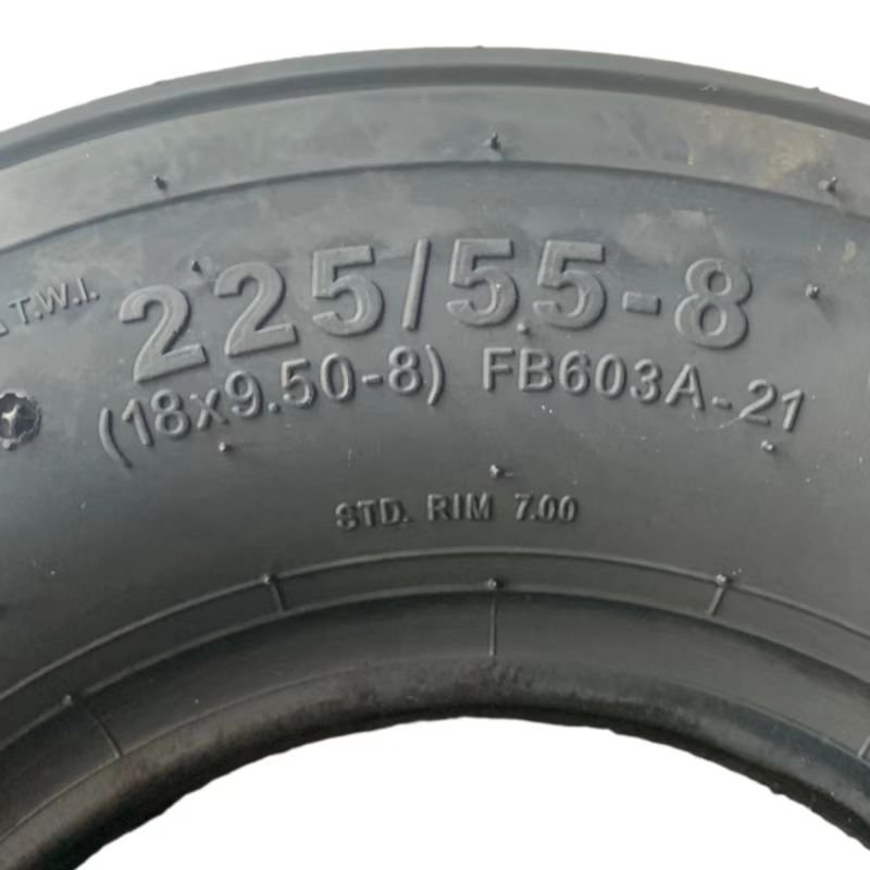 High quality ATV 225/55-8 (18x9.50-8) vacuum tires for Citycoco scooter parts and accessories
