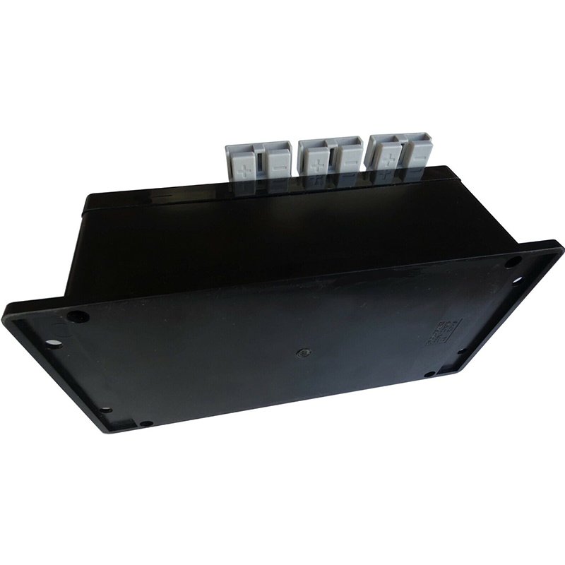Auto Electronics Battery Power System Control Distribution Box 3 Cig Sockets 50A connector Plug DC Portable 12V Mini Power Box