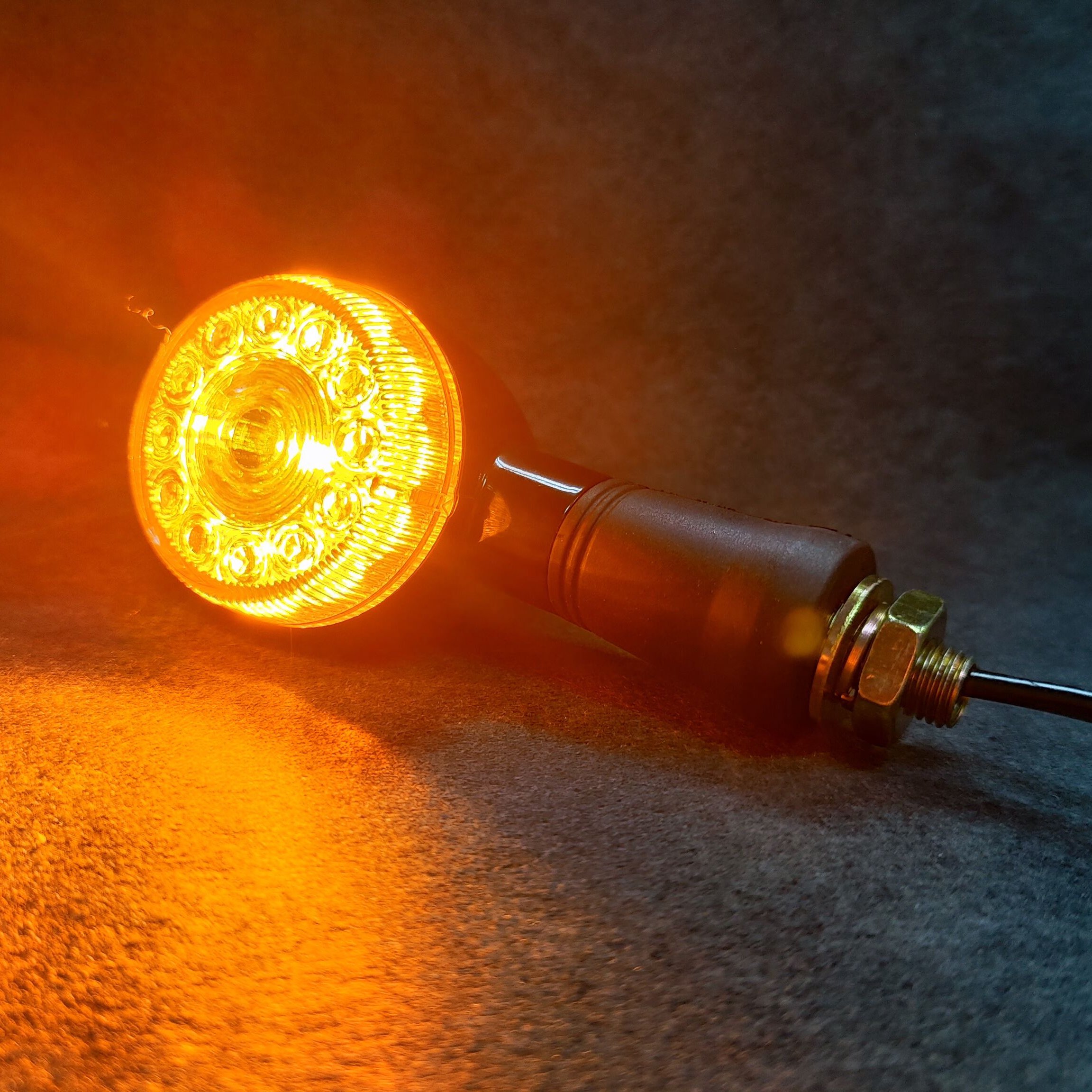 Retro Motorcycle LED Indicator Light Turning Signal Lamp For Motorcycle Motorbikes scooters Of LM343