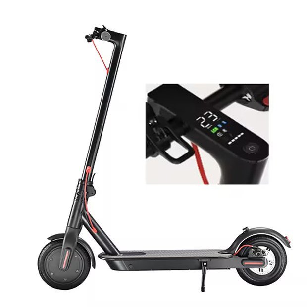NQ SPORTS Detachable Battery Vacuums Tire Dual Motor Folding Two Wheel 350W Foldable Adult Electric Scooter
