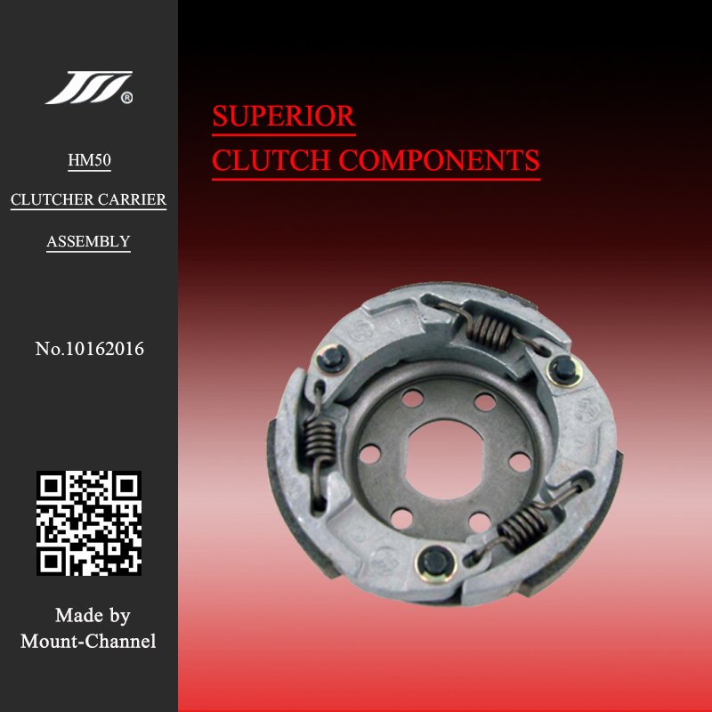 Zhejiang scooter parts HM50 clutch shoe assembly for 50cc 2-stroke Minarelli 1PE40QMB Jog engines