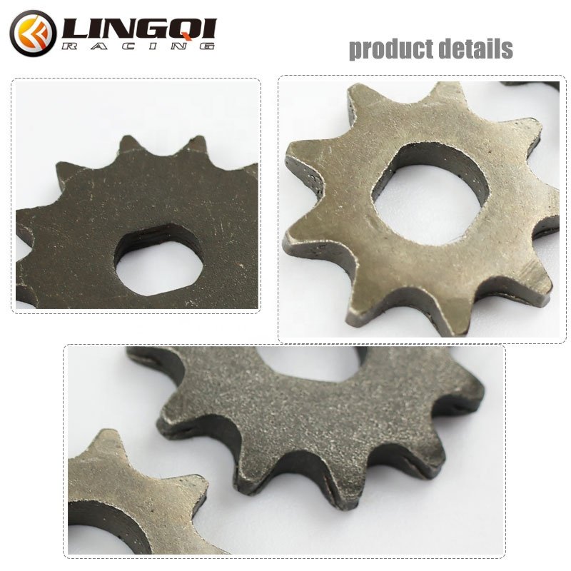 Motorcycle Mini Moto Steel Motor Gear 43cc 47cc 49cc T8F Chain Sprocket Engine System Pinion For Pocket Dirt Bike Scooter Parts