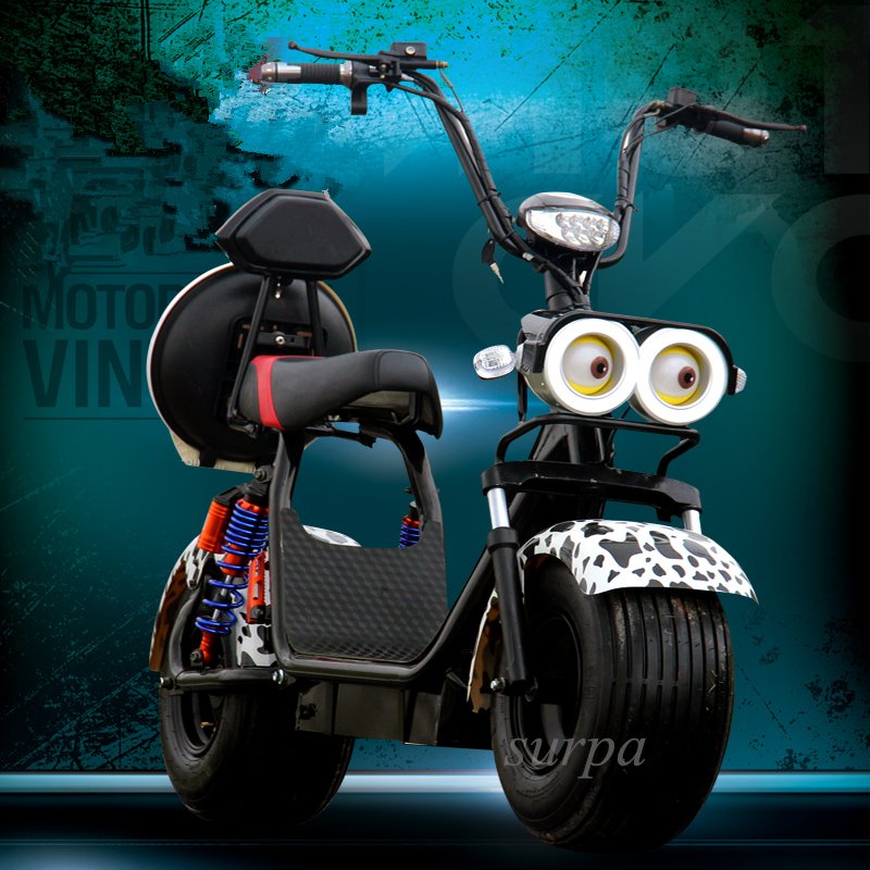 1500w 2000w 60V 12ah/20ah two seats citycoco scouter electric scooter/cheap e scooter/e fat tyre scooter