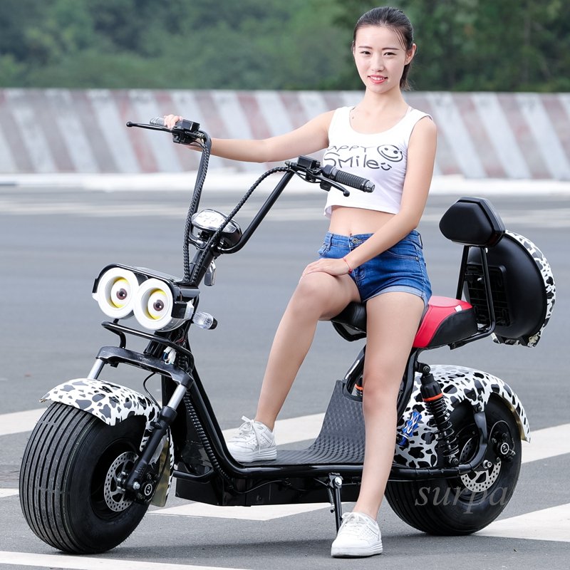 1500w 2000w 60V 12ah/20ah two seats citycoco scouter electric scooter/cheap e scooter/e fat tyre scooter