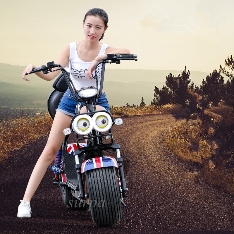 1500w 2000w 60V 12ah/20ah two seats citycoco scouter electric scooter/cheap e scooter/e fat tyre scooter