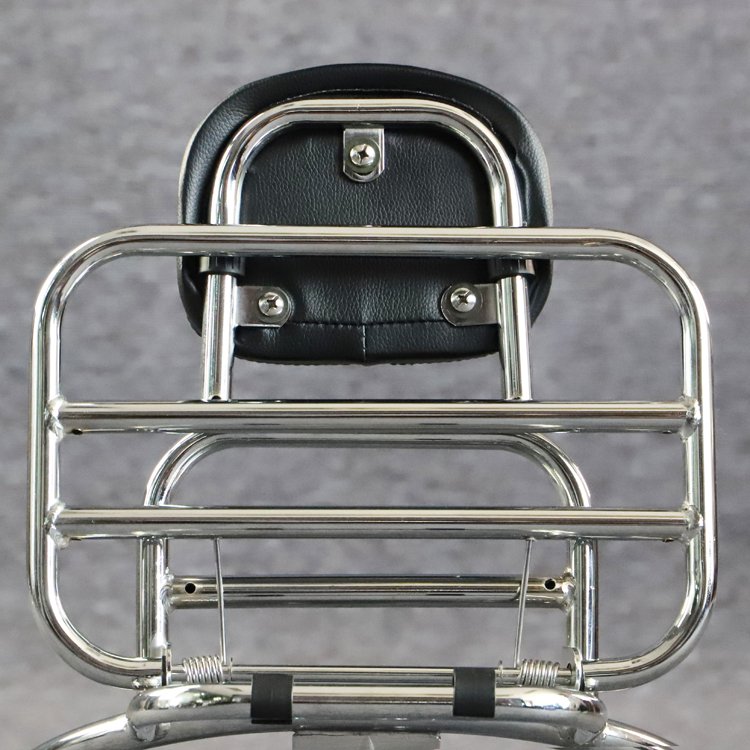 BORSKE Factory Wholesale Vespa parts Cargo Shelf Backrest Storage Rack Scooter Rear Luggage Rack for Piaggio Vespa Lx LxV S