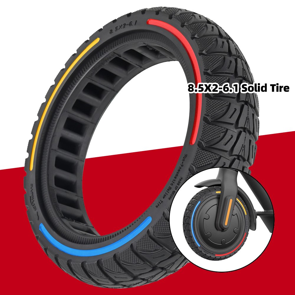 Cityneye Electric Scooter Accessories Parts Tires Solid Tire Mi M365 1s Part Tubeless Tyre Factory 8.5 x 2 -6.1 Rubber