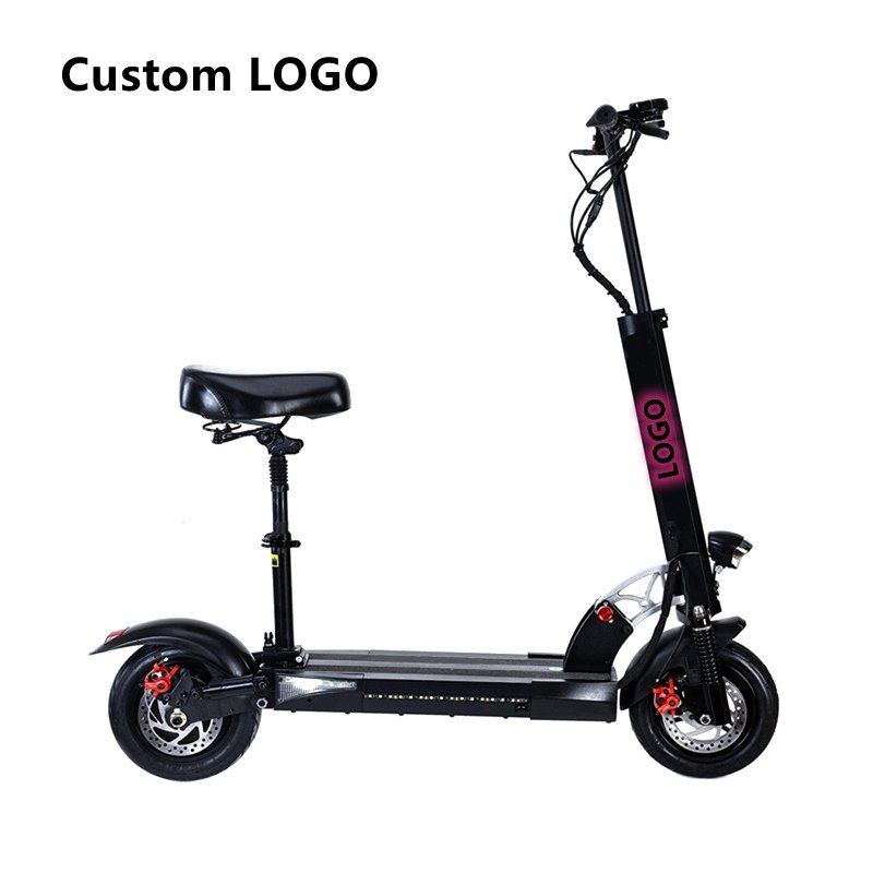 48V 10Ah 10 " Best Selling Fashionable Portable Mobility 2 Wheel Adult Foldable Small Fast Electric Scooter With Seat