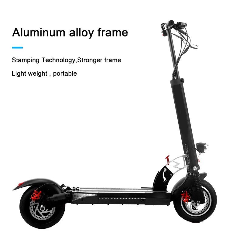 48V 10Ah 10 " Best Selling Fashionable Portable Mobility 2 Wheel Adult Foldable Small Fast Electric Scooter With Seat