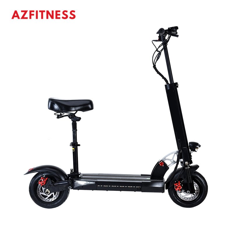 48V 10Ah 10 " Best Selling Fashionable Portable Mobility 2 Wheel Adult Foldable Small Fast Electric Scooter With Seat