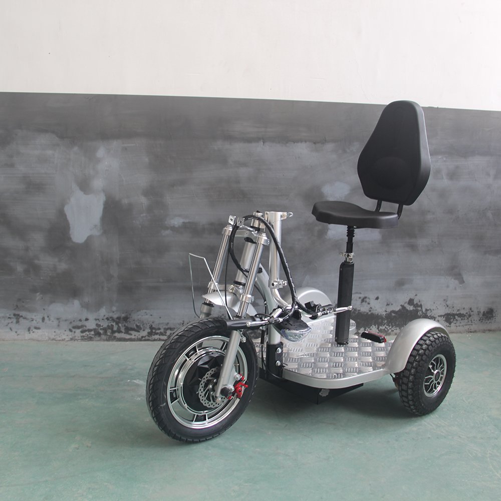 Wholesale New 3-Wheeled Electric Scooter Rear Motor Drive Lithium Battery 1000w Power Bluetooth Smart Disc Brake Seat