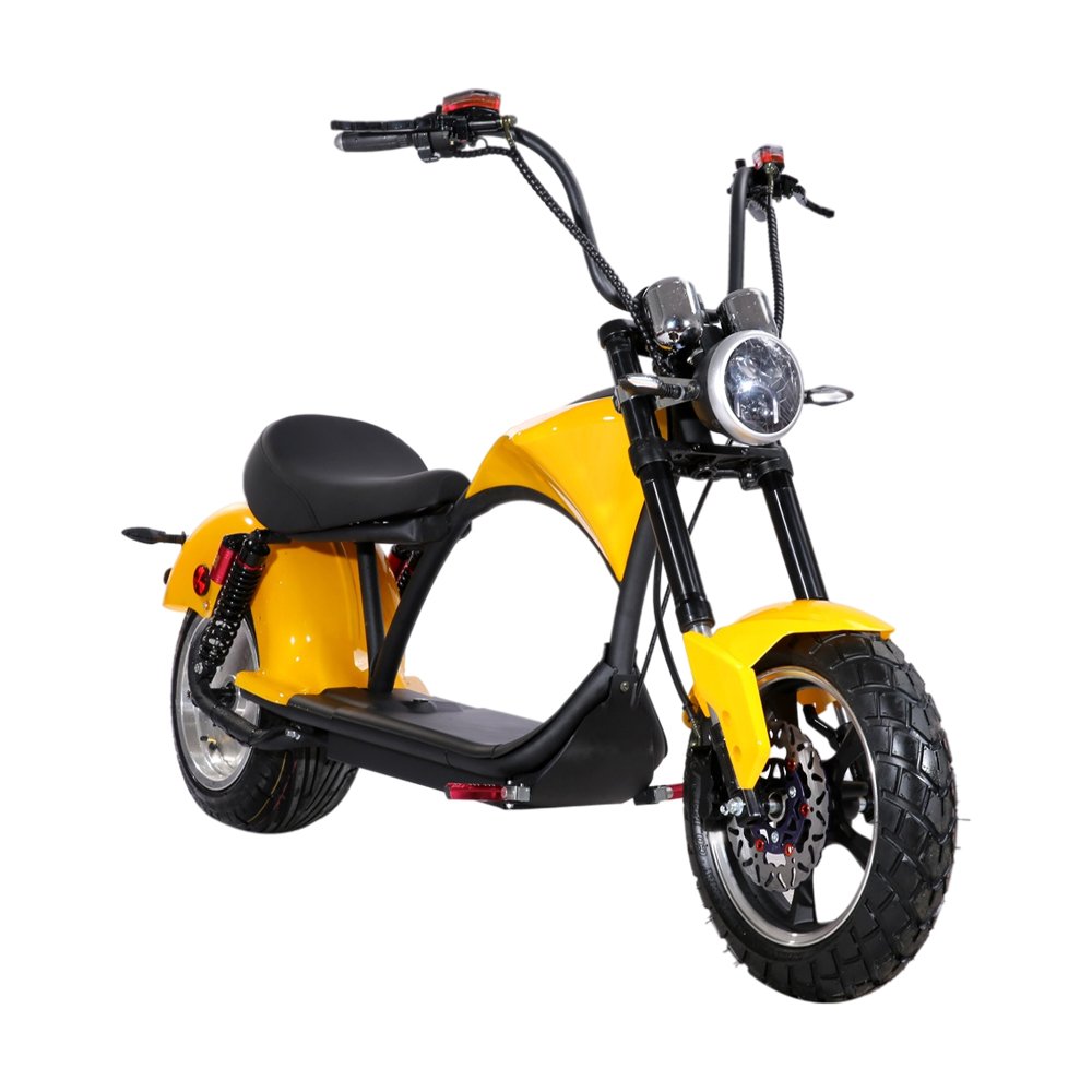 Amoto eec certification and overseas warehouse 3000W 12inch fat tire motorcycle hot sale electric scooter citycoco 30ah