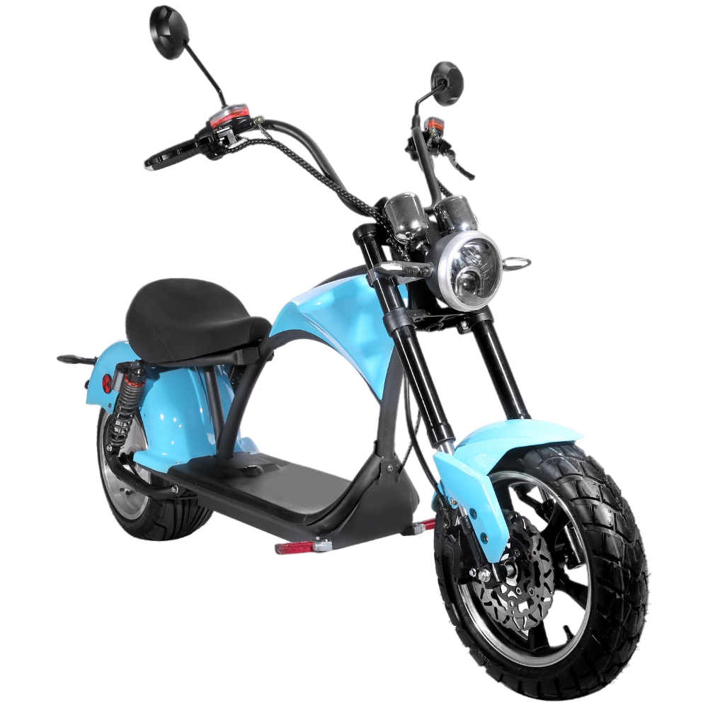 Amoto eec certification and overseas warehouse 3000W 12inch fat tire motorcycle hot sale electric scooter citycoco 30ah