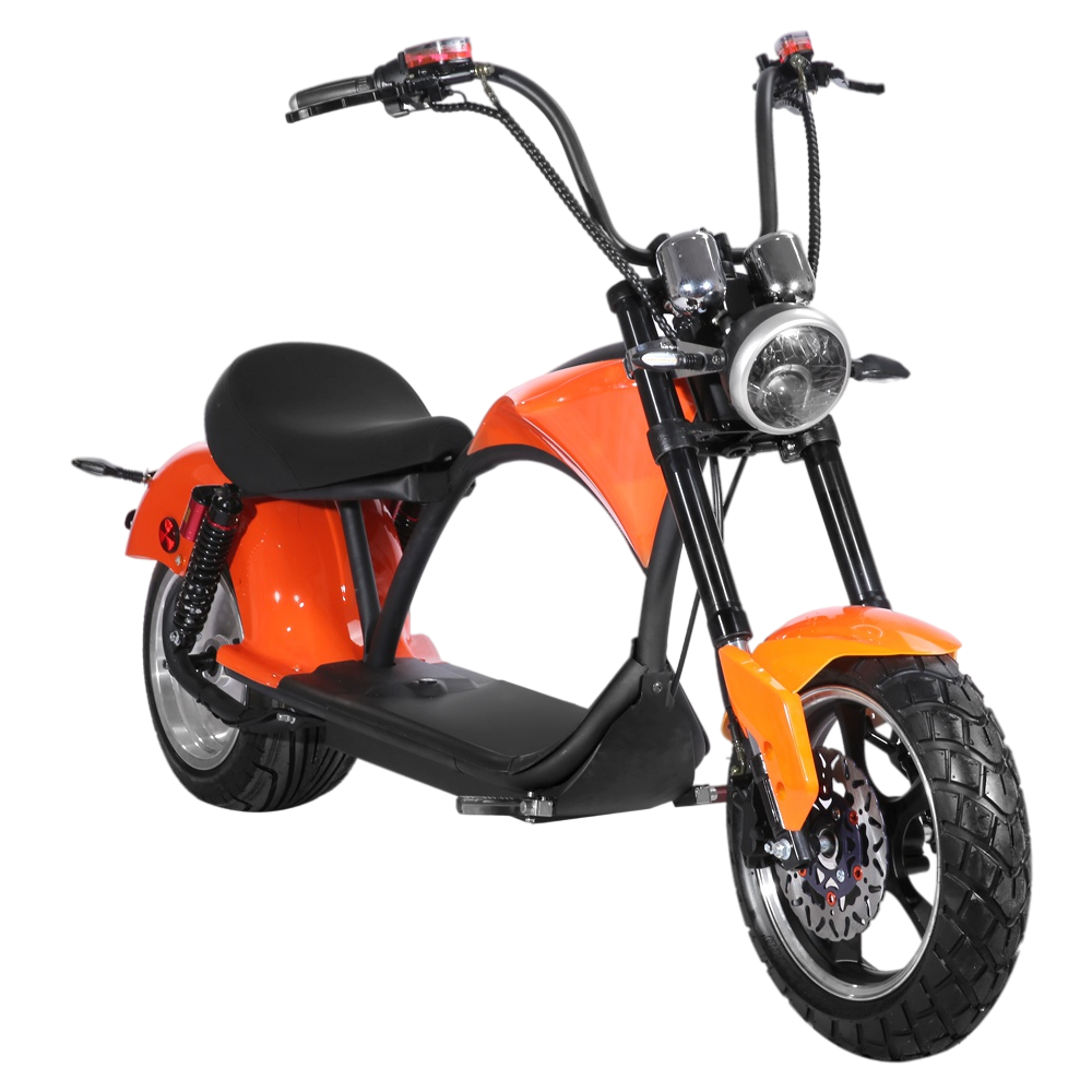 Amoto eec certification and overseas warehouse 3000W 12inch fat tire motorcycle hot sale electric scooter citycoco 30ah