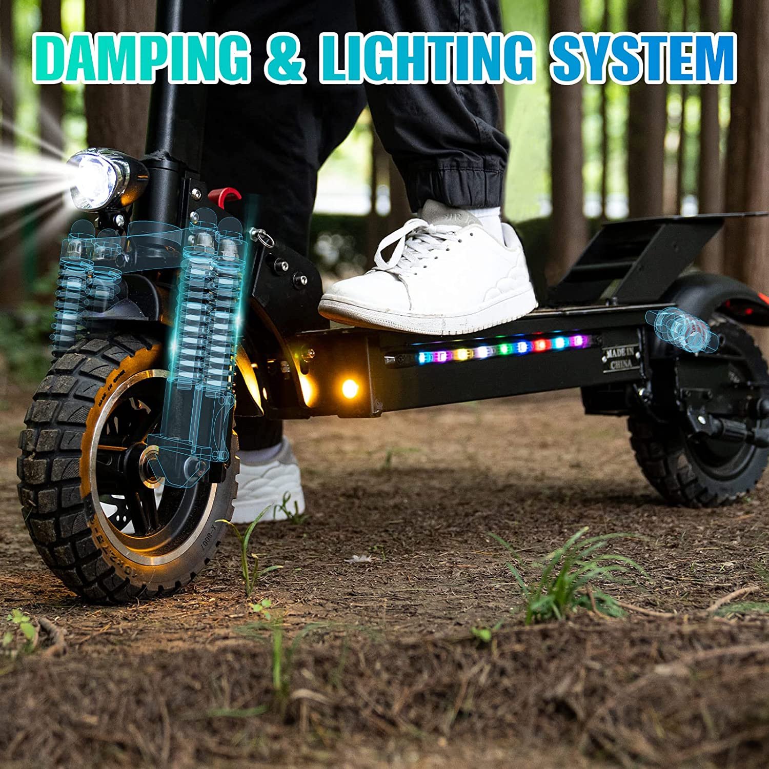 KOOLUX 15Ah 10Inch 48V Off Road E-scooters for Teenagers Europe USA Warehouse Stock Strong Motor High Speed App Control