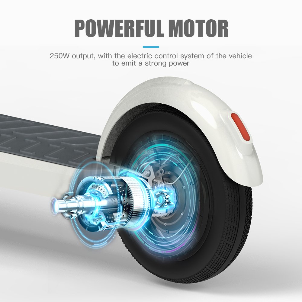 Wholesale Intelligent 8.5Inch 250W 2 Wheel Portable Electric Kick Scooter Foldable Adult Escooter