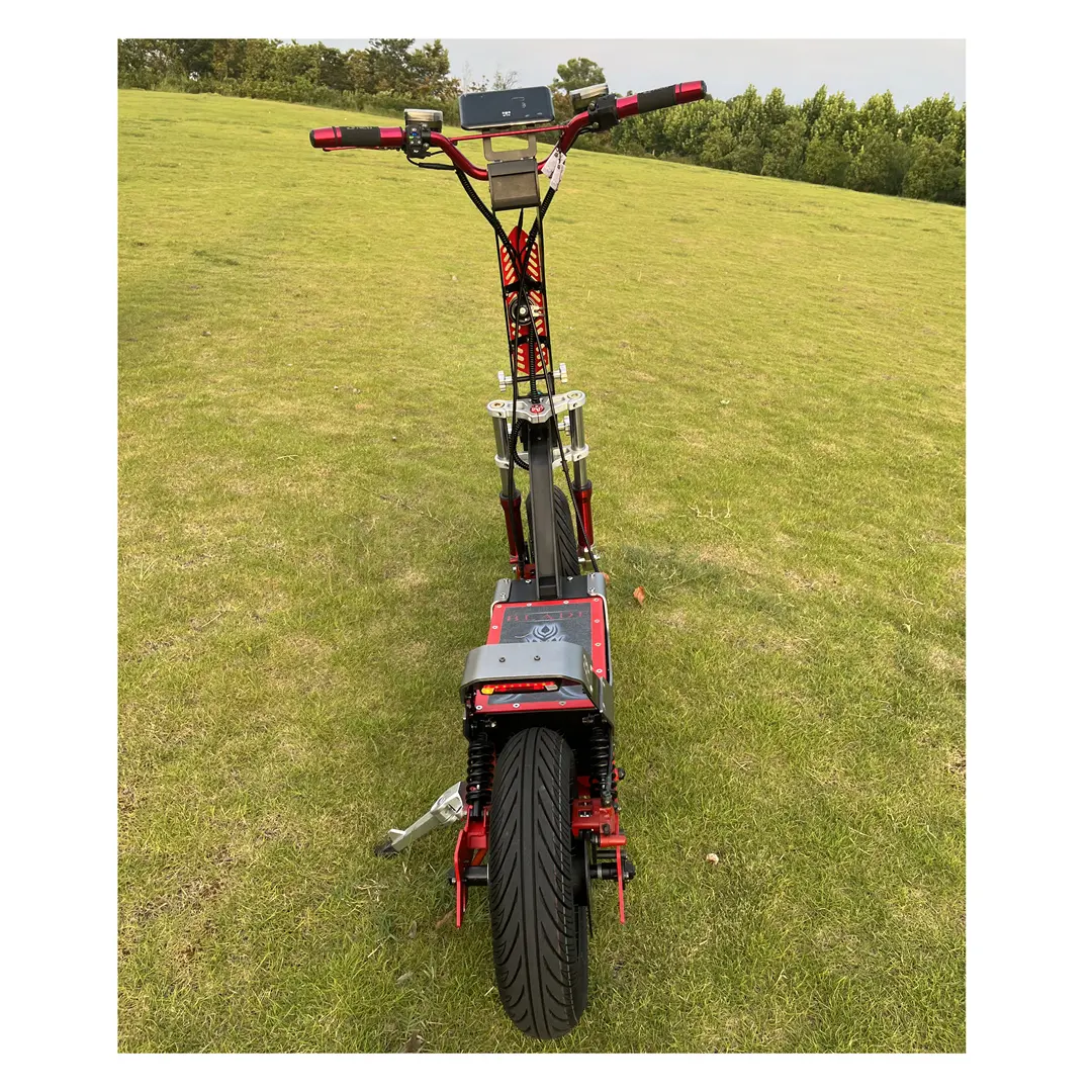 New Design Racing 15000Watt Qs Motor E Scooter 72V Big Tire 50ah 60ah 150Amp Controller Max Speed Fast Adult Electric Scooter