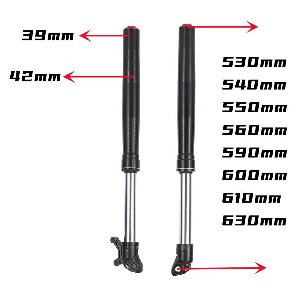 Wholesale High Quality 33MM Aluminum Electric Scooter Front Shock Absorber With Triple Tree Clamps