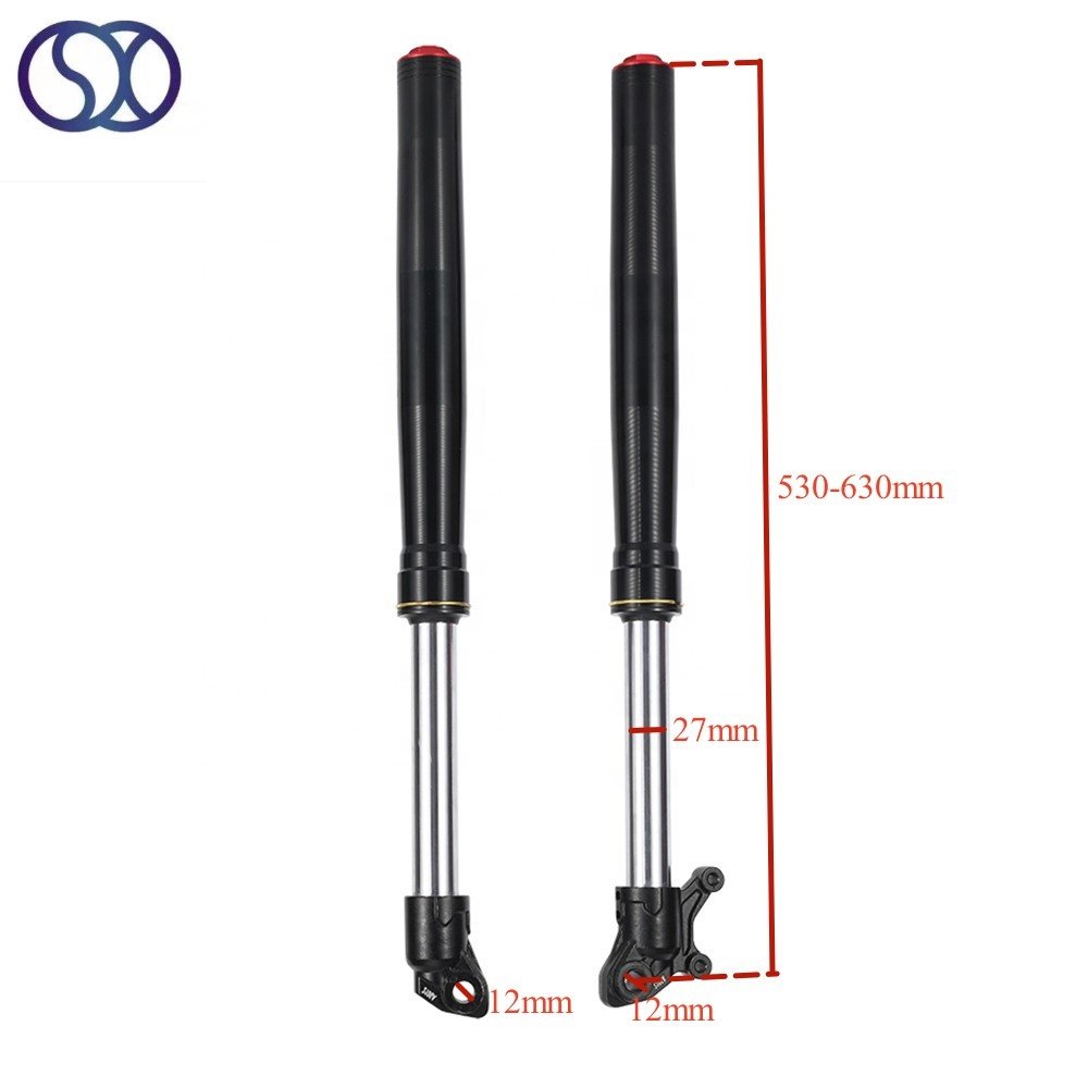 Wholesale High Quality 33MM Aluminum Electric Scooter Front Shock Absorber With Triple Tree Clamps