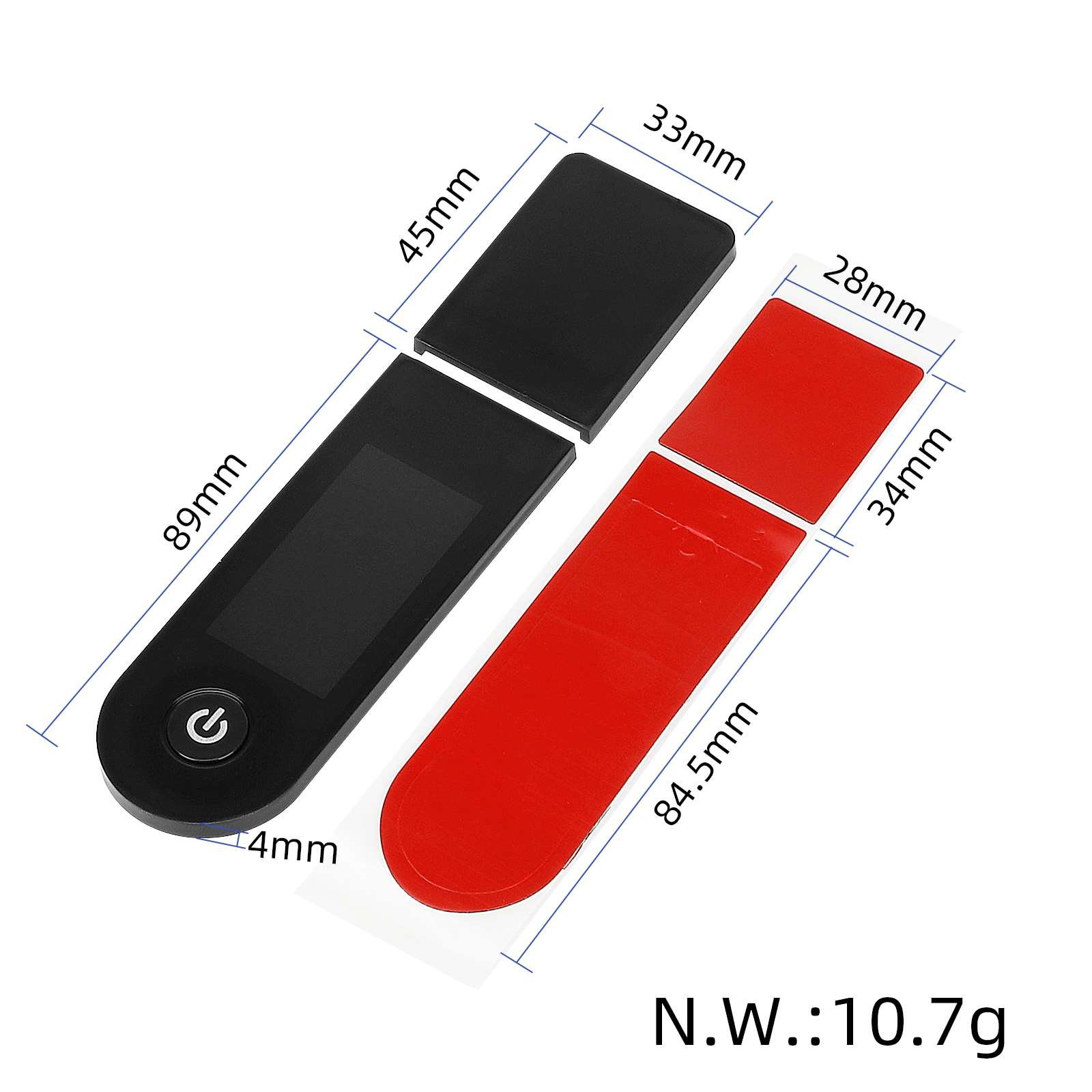 Electric Scooter Plastic Dashboard Protective Cover with Double Sided Adhesive For M365 Pro Pro2 1S Mi3 Scooter Repair Parts