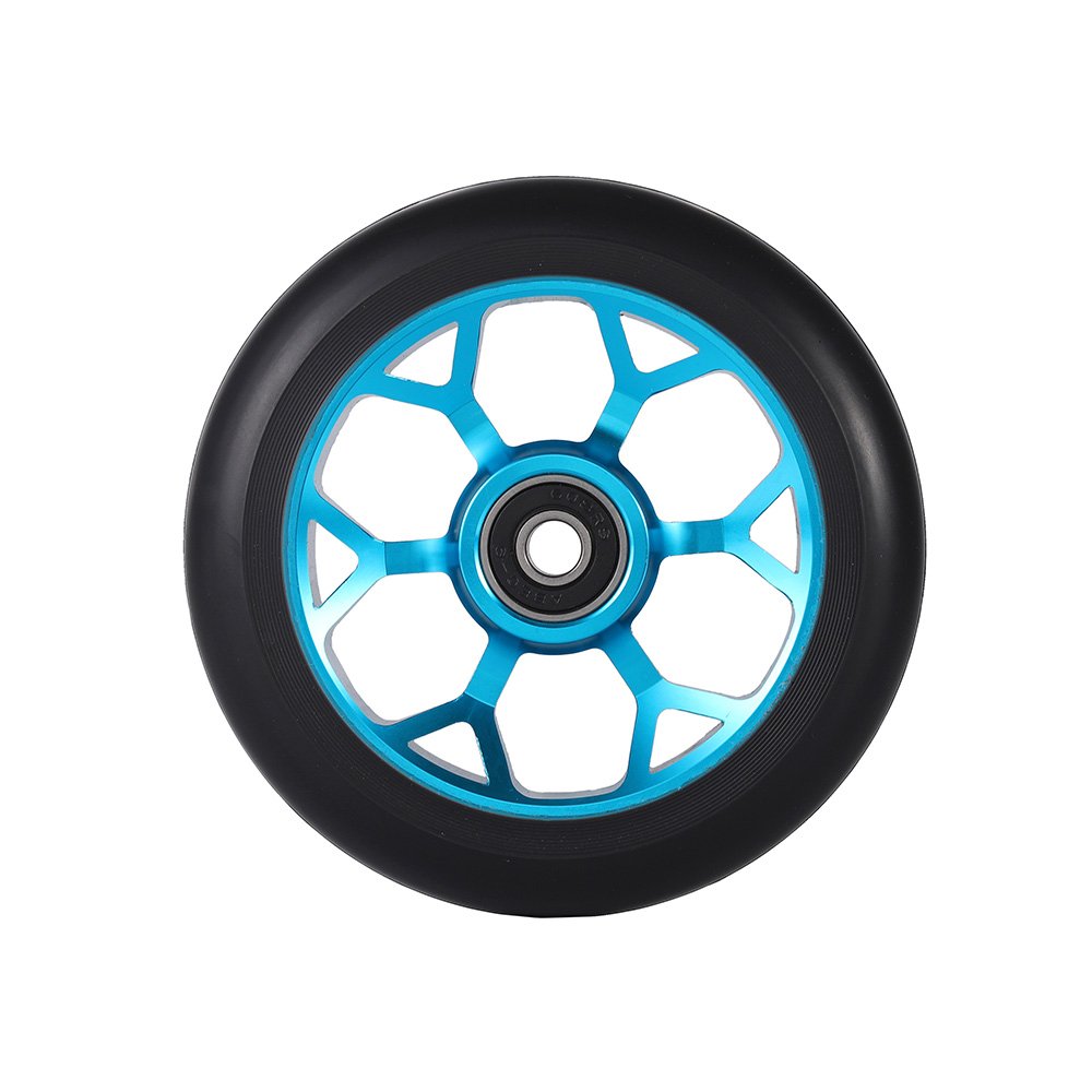 Huoli Scooter 100mm 110 mm 120mm Purple Scooter Wheels with Silver Metal Core extreme sport pro stunt kick scooter Parts