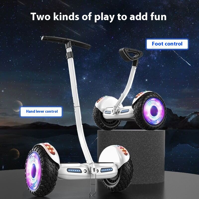 8/10 Inch 36/54V Kids Adults Electric Scooter Smart Handle Leg Bar 2-Wheel Stand Self-Balancing Foldable-Model