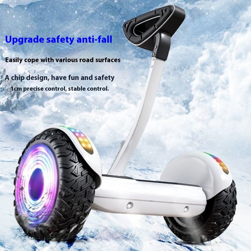 8/10 Inch 36/54V Kids Adults Electric Scooter Smart Handle Leg Bar 2-Wheel Stand Self-Balancing Foldable-Model