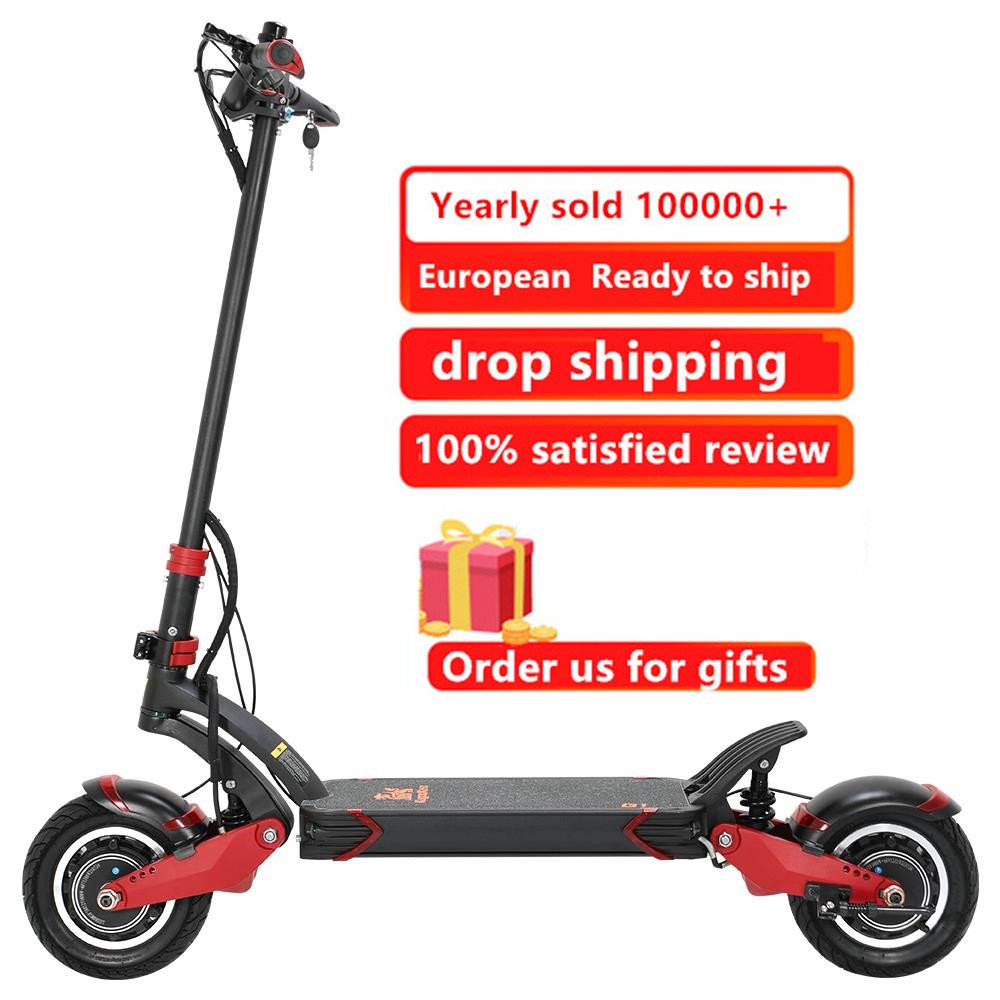 2024 newest New design scooter electric adult dual motor foldable powerful 18.2ah 60V 1000w KUGOOKIRIN G3 PRO fast electric scooter