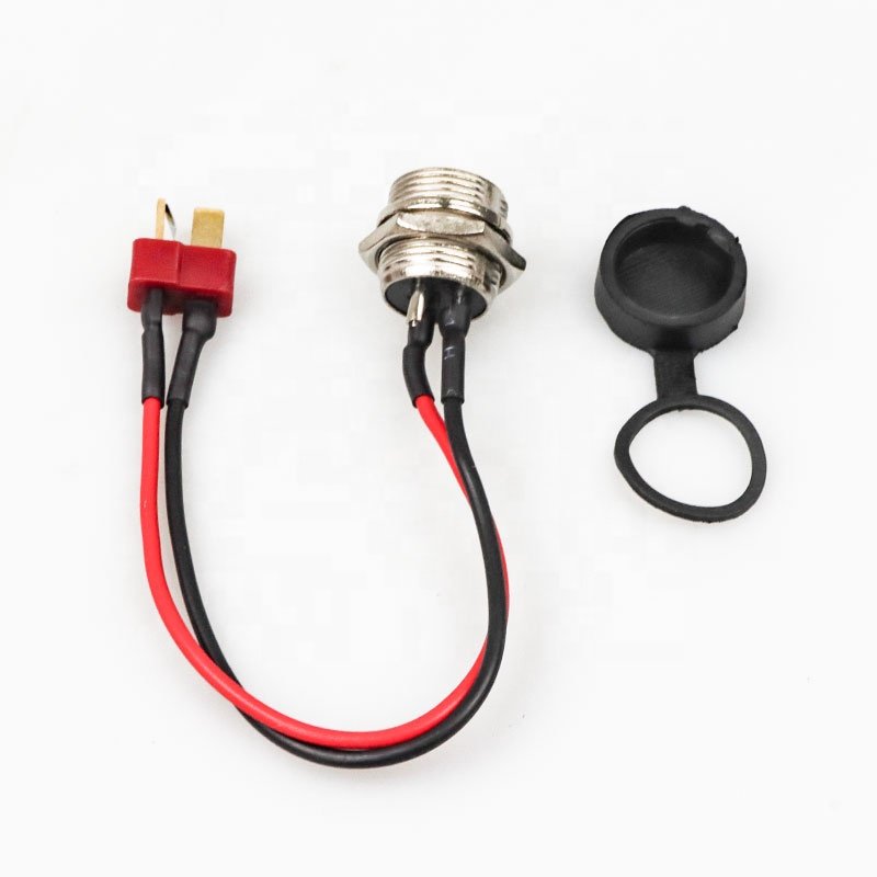 Scooter Parts Power Charger T-head Charging Cable Port For KUGOO M4 E-Scooter Charger Port Replacement Parts