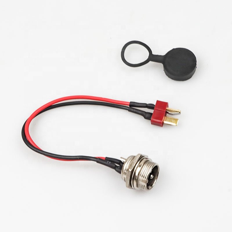 Scooter Parts Power Charger T-head Charging Cable Port For KUGOO M4 E-Scooter Charger Port Replacement Parts