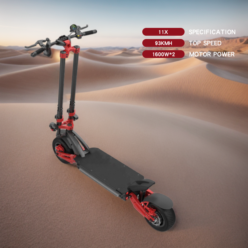 2022 Hot Sale X11 72v 3200w 11 Inch Off Road Fast 110km Hydraulic Oil Brake Folding Electric Scooter