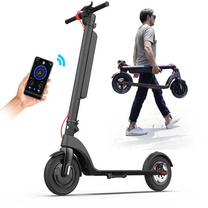 US EU warehouse Escooter Kixin HX x8 350W 500w long range 45km Powerful Fast Folding Electric Scooter with 40mph for adults