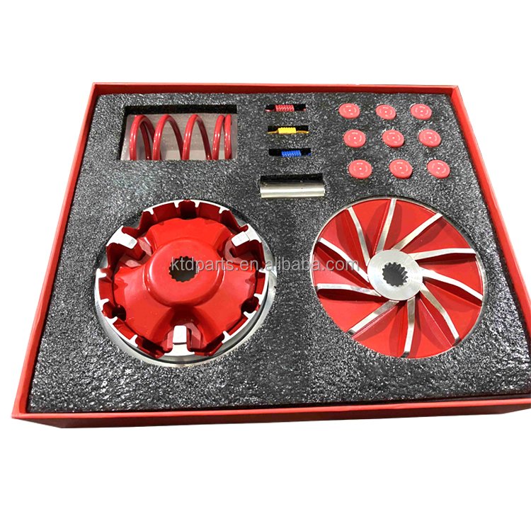 KTD New MIO Sporty Scooter CVT Set Upgrade Transmission Parts Racing Drive Pulley Variator Rollers Kits With Center Spring