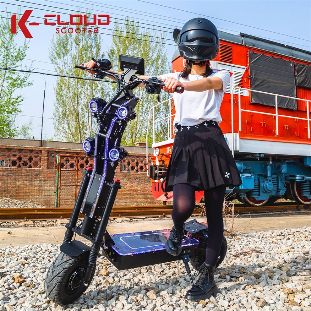 8000W 72V 13Inch Dual Motor Electric Scooter Folding Germany Electro Scooter Trotinette-Electrique- Elektrikli Scooter