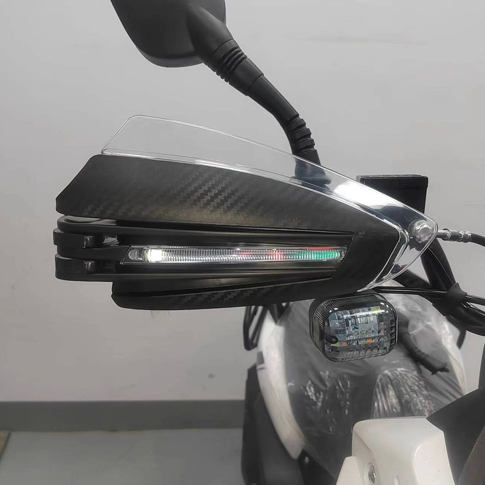 Motorcycle Led Folding Knuckle Guard Folding Type Universal For All Bikes Moped Scuter Tank 200cc 150cc