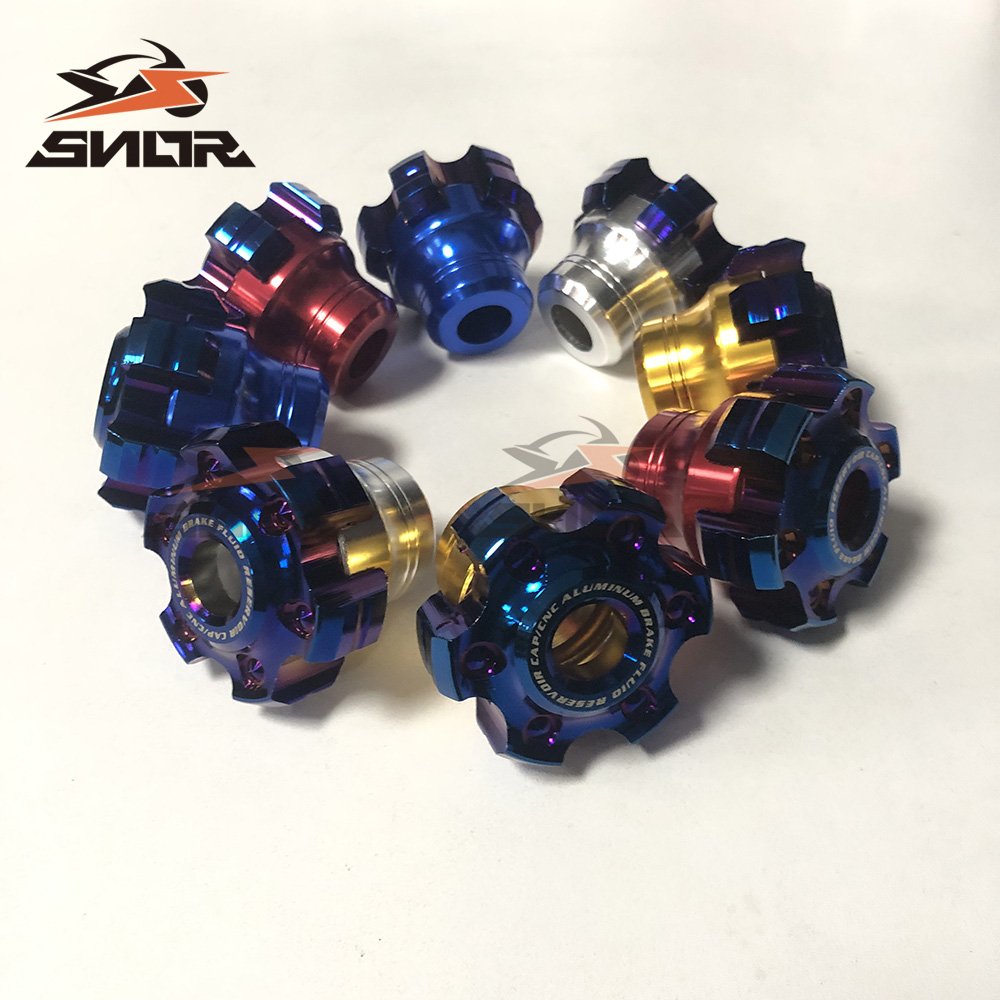 CNSNR Electric Scooter Front Shock Absorber Cup Universal Front Fork Frame Sliders Crash Pad Motorcycle Anti Fall Axel Cap