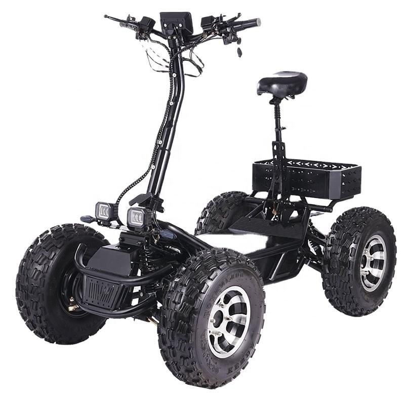 4x4 8000W Electric Scooter 60V Electric ATV Powerful All-Terrain Vehicle with Four Drive Road Electric Scooters Product