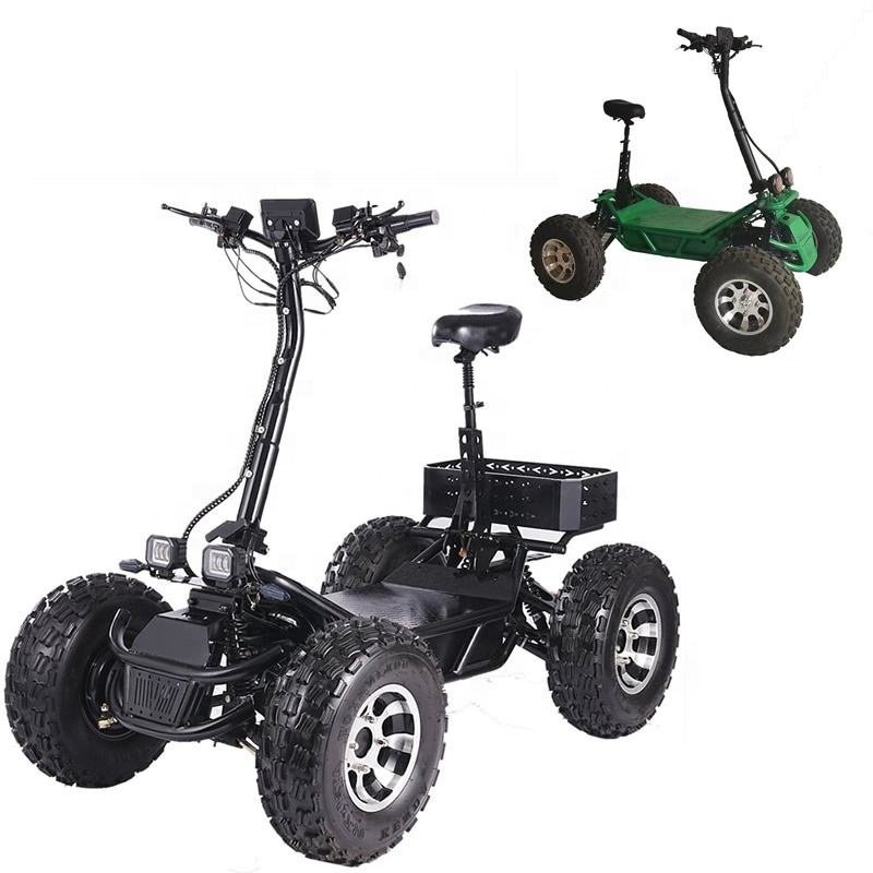 4x4 8000W Electric Scooter 60V Electric ATV Powerful All-Terrain Vehicle with Four Drive Road Electric Scooters Product