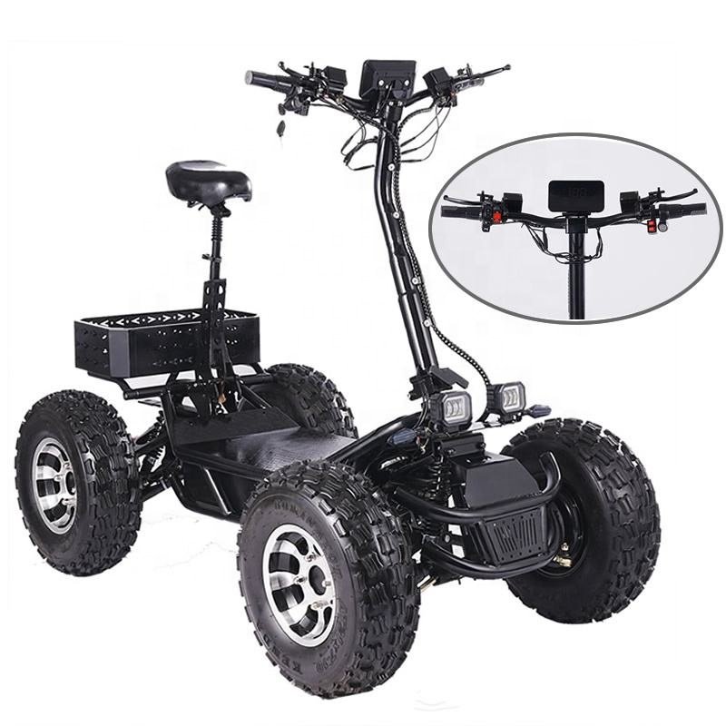 4x4 8000W Electric Scooter 60V Electric ATV Powerful All-Terrain Vehicle with Four Drive Road Electric Scooters Product