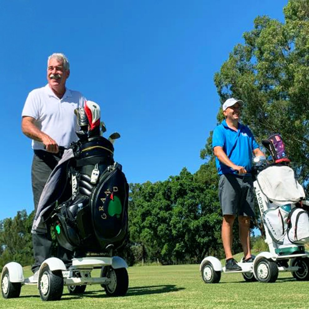 ESWING Fast 2000W 48V Self Balancing Electric Scooters 4 Wheel Drive Electric Golf Carts