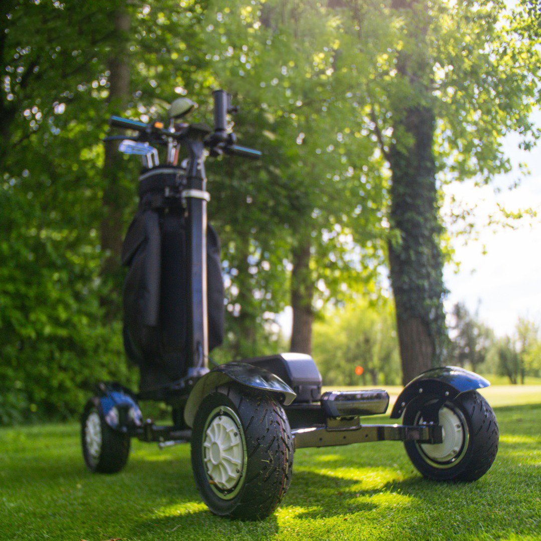 ESWING 48V Golf Electric Scooter 2400W 4 Wheel Golf Cart Folding Golf Scooter