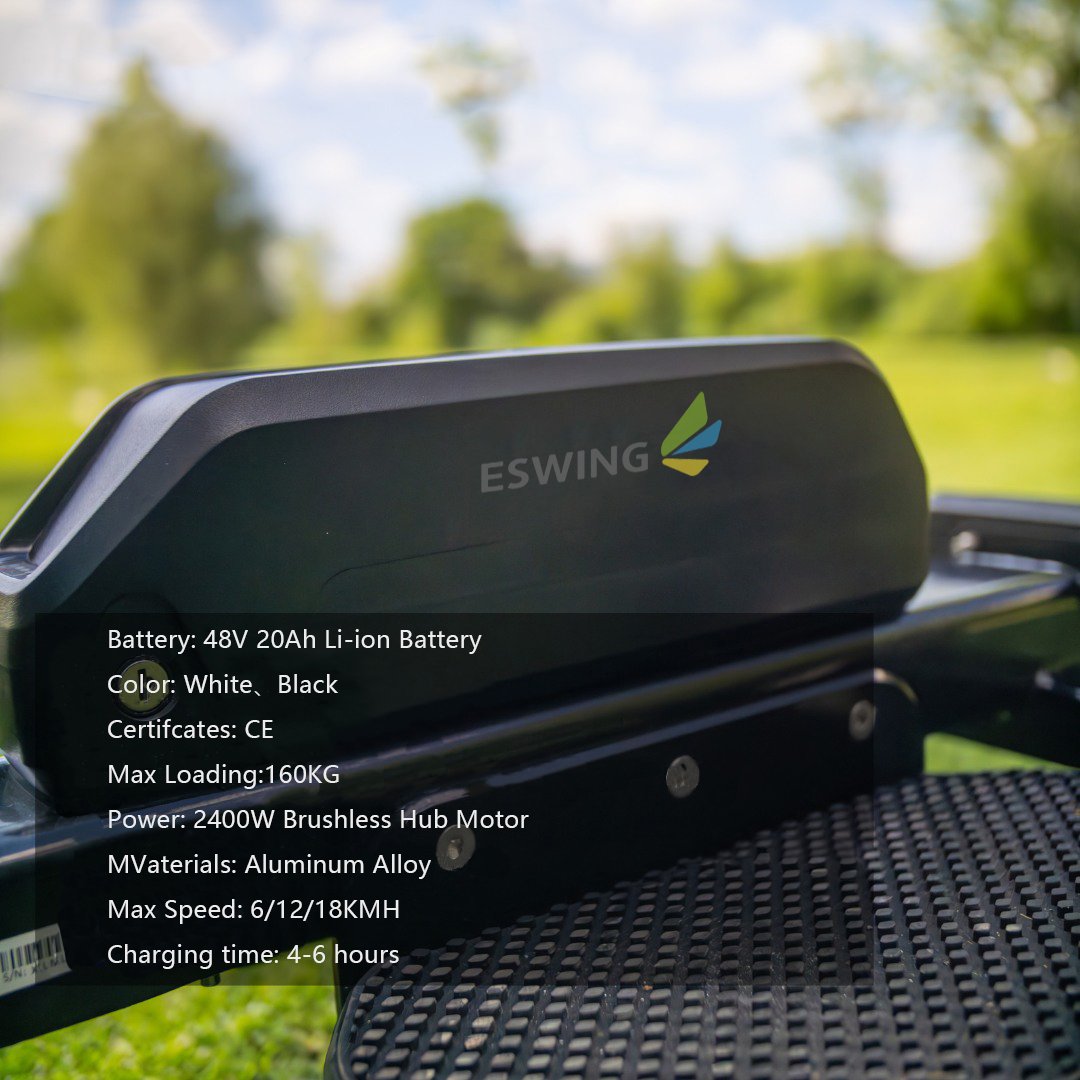ESWING 48V Golf Electric Scooter 2400W 4 Wheel Golf Cart Folding Golf Scooter