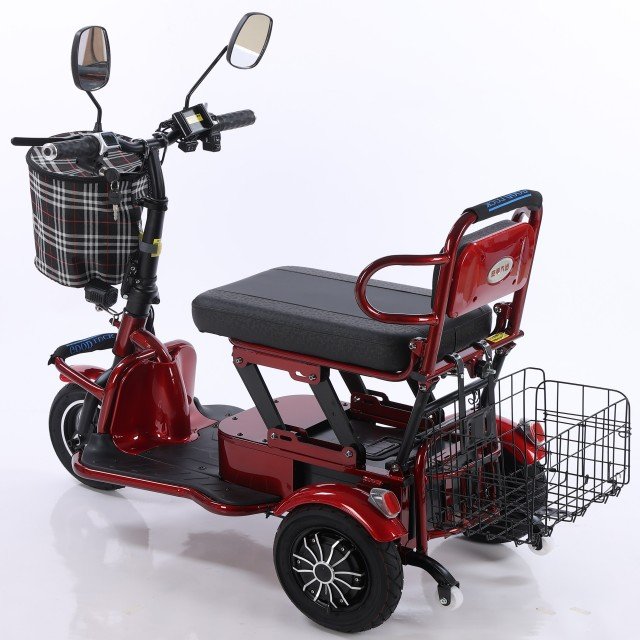 3 wheel adult 10 inch folding electric scooter 350W mobility scooter