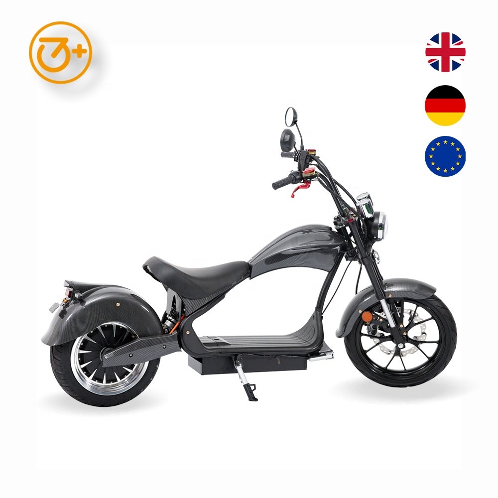 2023 EU Warehouse New Design Citycoco 70km/h Fast Electric Scooter With Aluminum Wheel EEC3000W