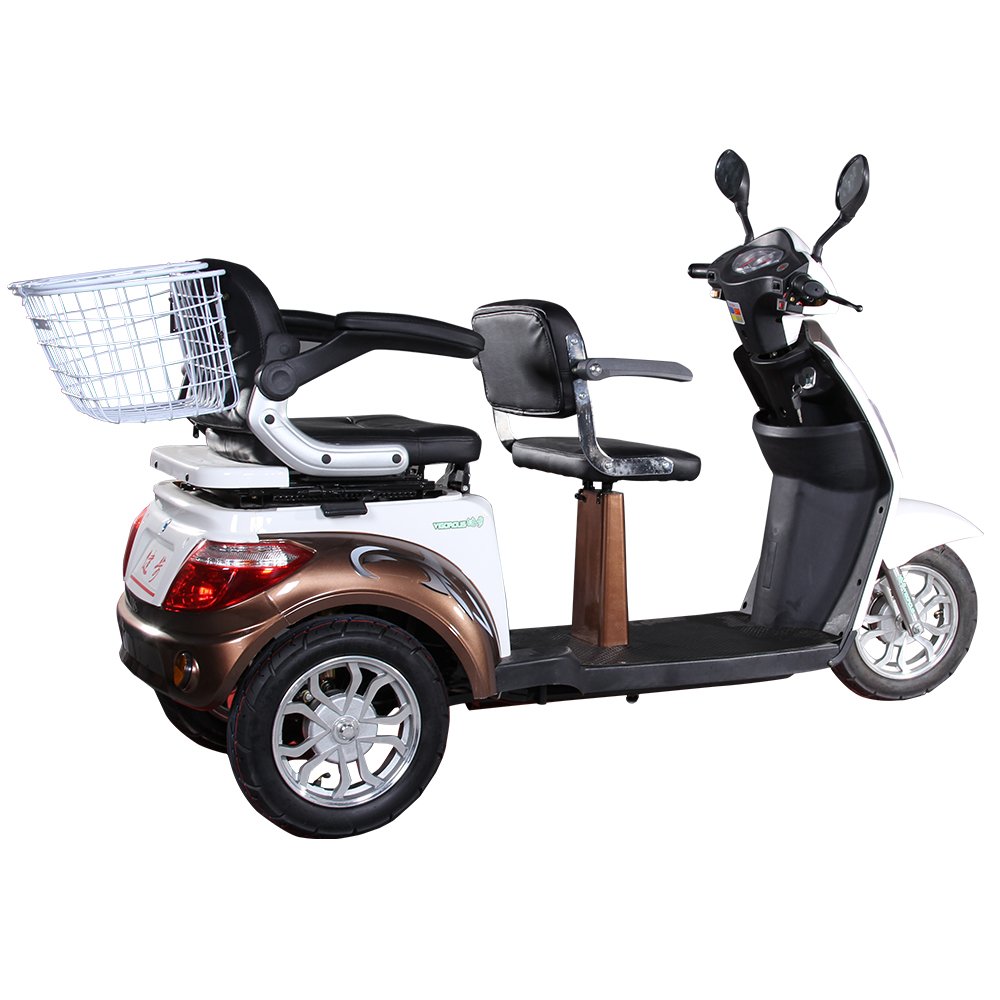 VISTA-L1 60V Long Range Electric Scooter Sale Mobility Tricycle with Two Seat for Old People