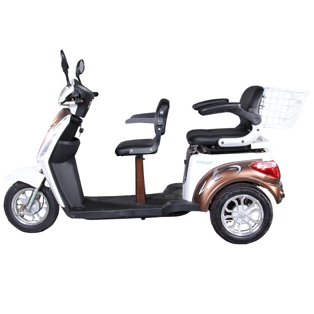 VISTA-L1 60V Long Range Electric Scooter Sale Mobility Tricycle with Two Seat for Old People