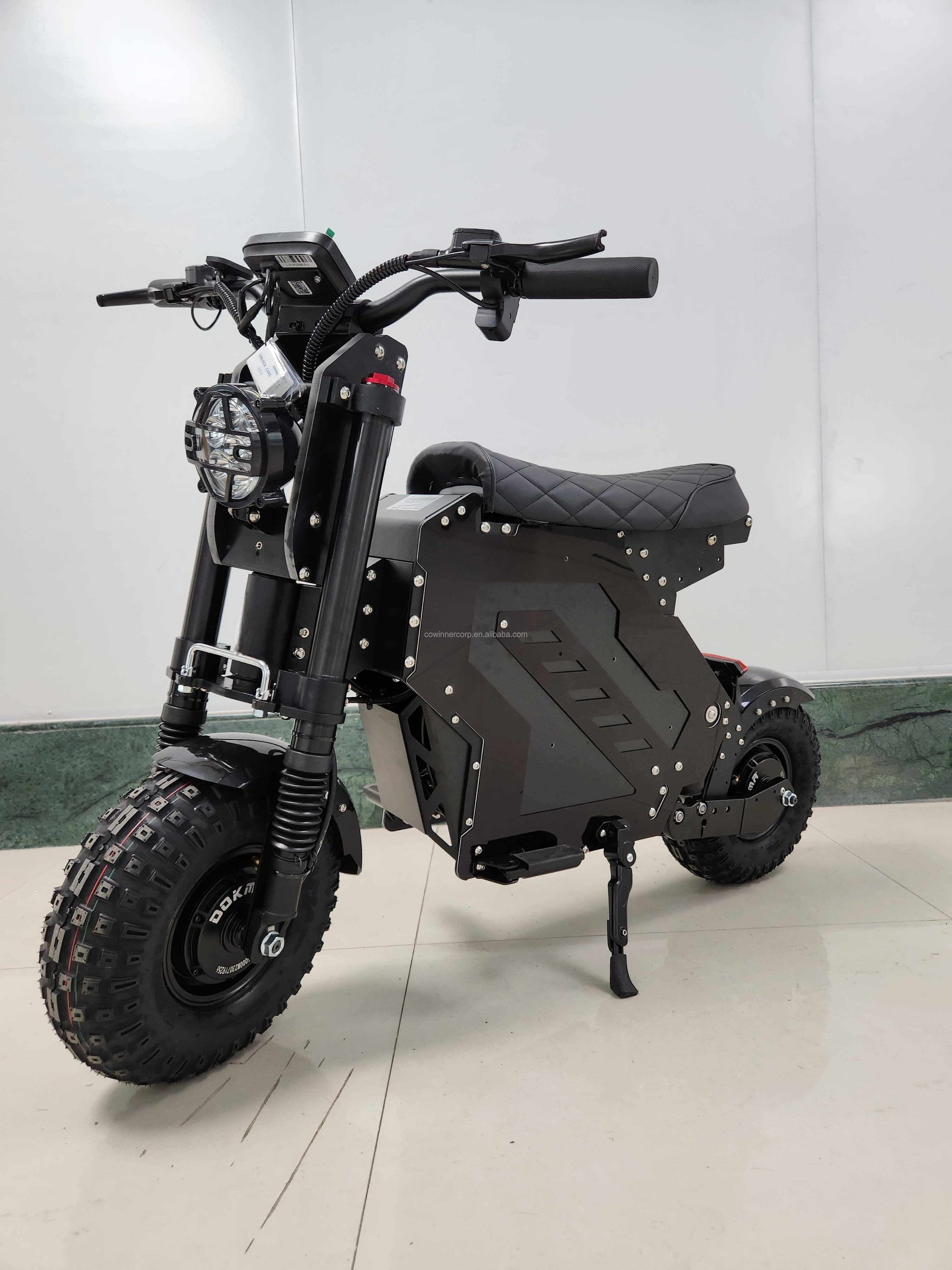 Long Range 30-50Ah Removable Lithium Battery E Scooters 14Inch Fat Tire All-Terrain Eec Coc 2 Person Electric Scooter For Adults