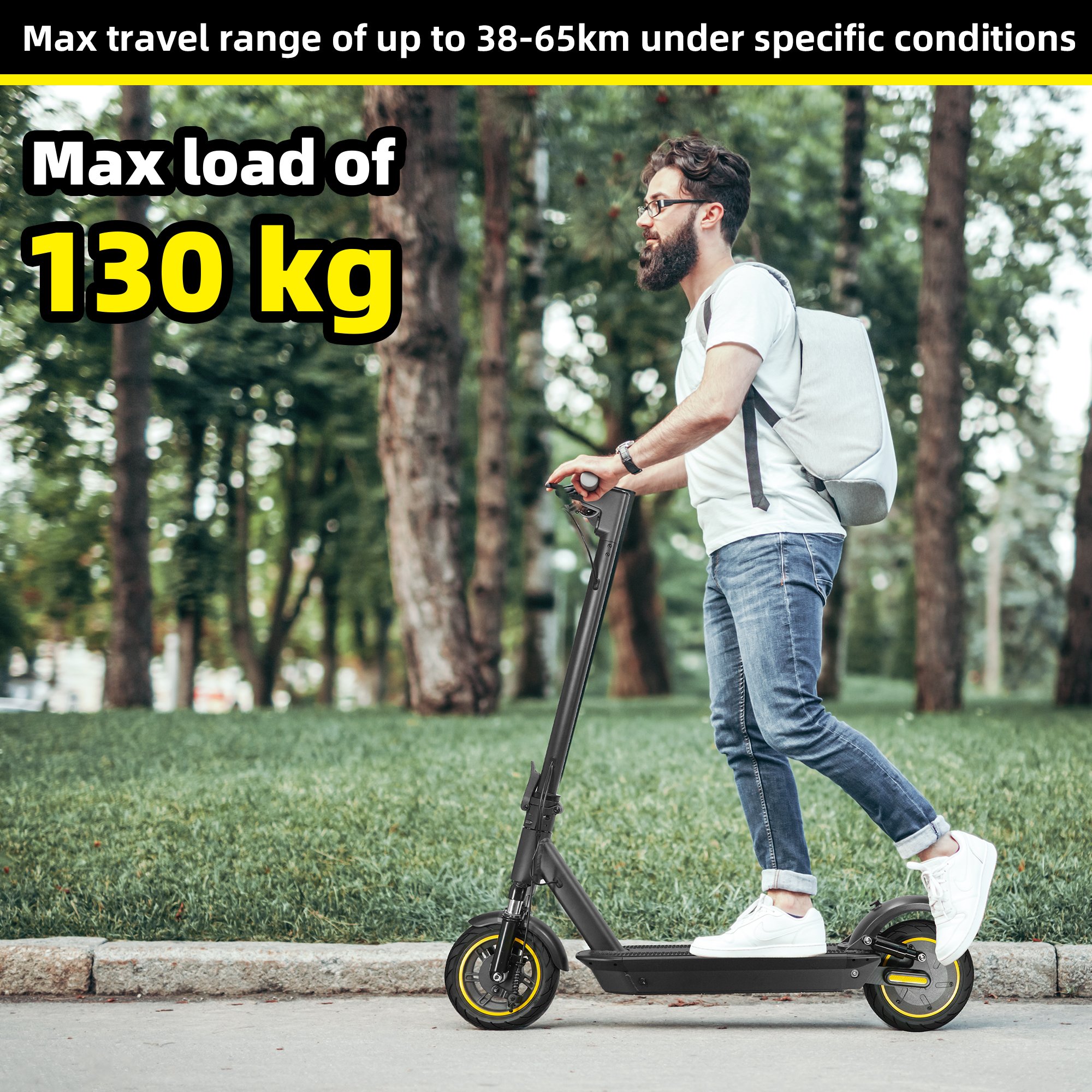 Wholesale 10Inch 50-60km Endurance Waterproof 500W Fold 36v 15ah New Adult Electric Scooters