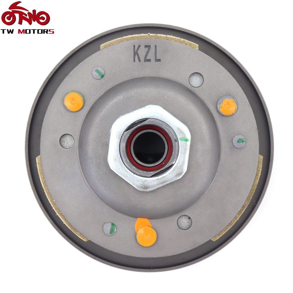 Motorcycle Belt Drive Clutch Assembly Kit Rear Pulley Secondary Driven Clutch For BELT FI(KZL)